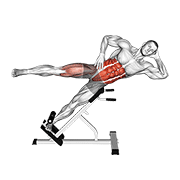 45 Degree Bicycle Twisting Crunch